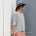 High Quality Pure Cashmere Sweater Pullover Casual Knit Sweater Solid Color